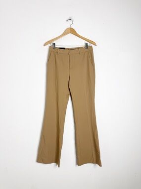 Banana Republic Sculpted Stretch Bootcut Pants Petite 2 Tan